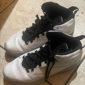 Jordan White and Black Sneakers